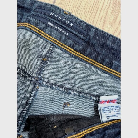 Hudson Jeans Womens Size 30 Dark Wash Denim Skinny Pants Made in USA - Picture 5 of 6